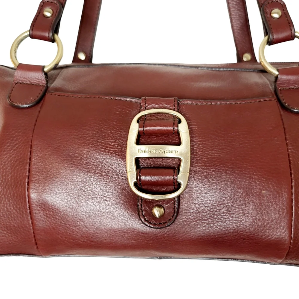 Vintage Etienne Aigner Leather Shoulder Bag - Picture 3 of 16